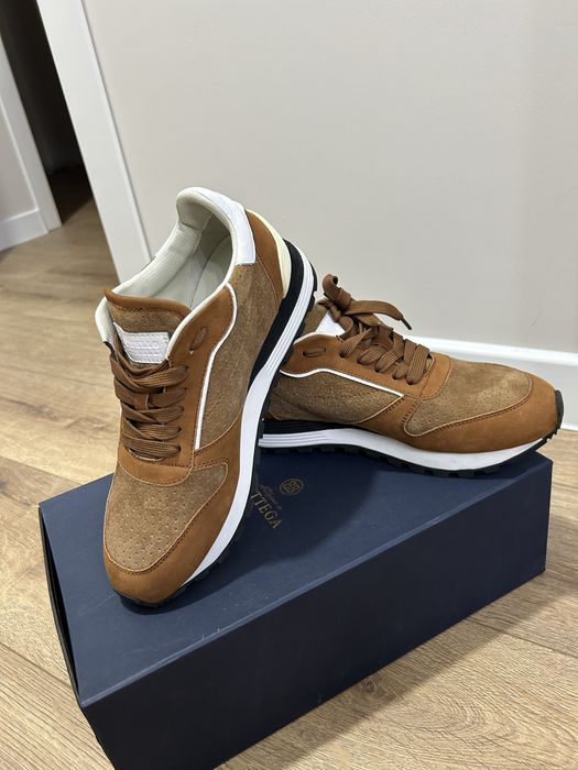 Кожаные кроссовки Bottega