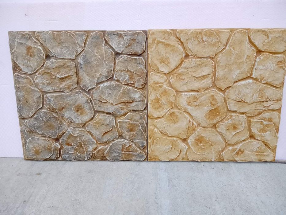 Гипсови и бетонови облицовки, имитиращи декоративен  камък.