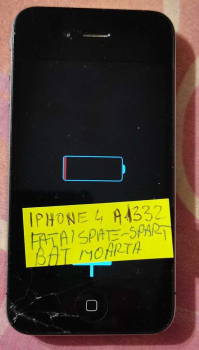 iPhone 4, 16GB, A1332 negru ptr. piese
