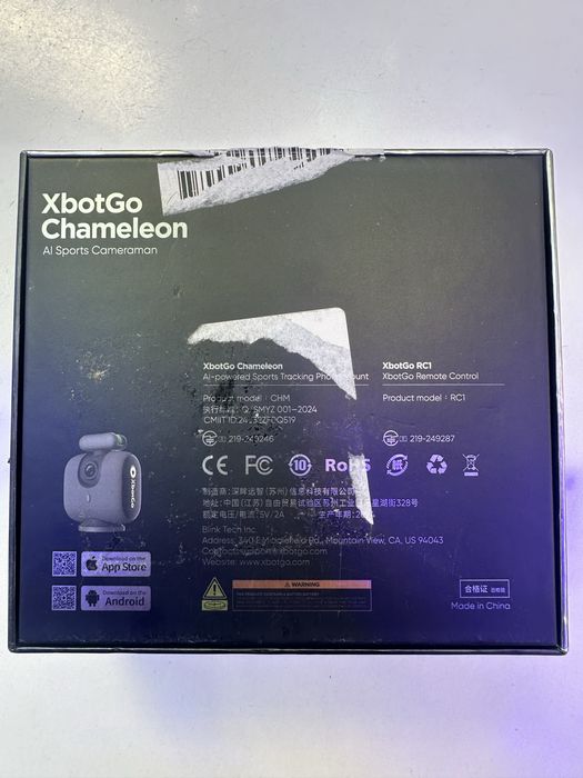 XbotGo Chameleon AI Auto Sports Action Camera - 4K 60FPS Soccer Camera