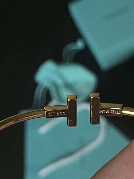 Bratara T Tiffany & Co. Gold