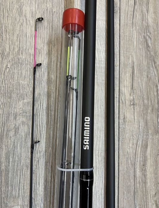 SET 2 Lansete Feeder Saimino Sensitive 3.90 + 2 Mulinete HFR 5000