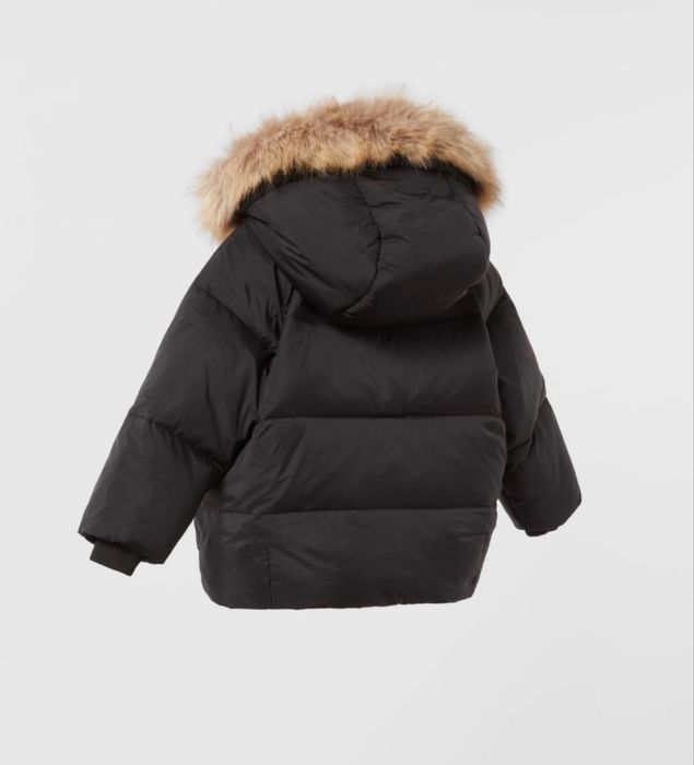 Уникално меко и топлещо ZARA яке с пух и пера 104/110 размер