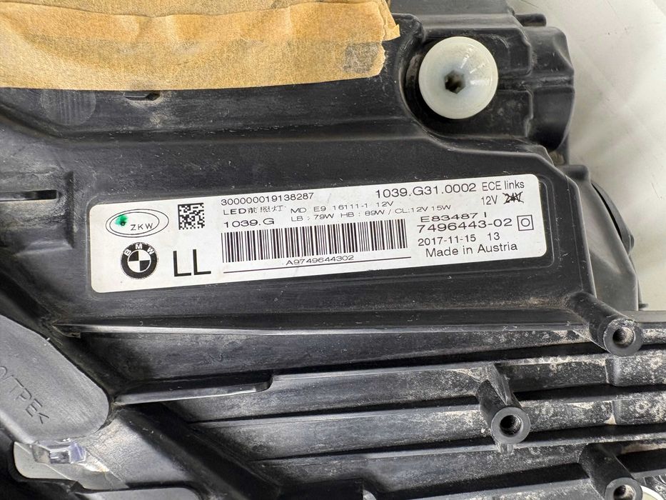 Ляв фар Адаптивен Лед БМВ Г32 Гран Туризмо BMW G32 GT