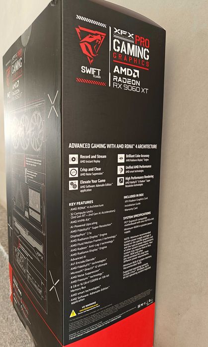 Видеокарта XFX Swift Radeon RX 9060 XT OC 16GB Triple Fan