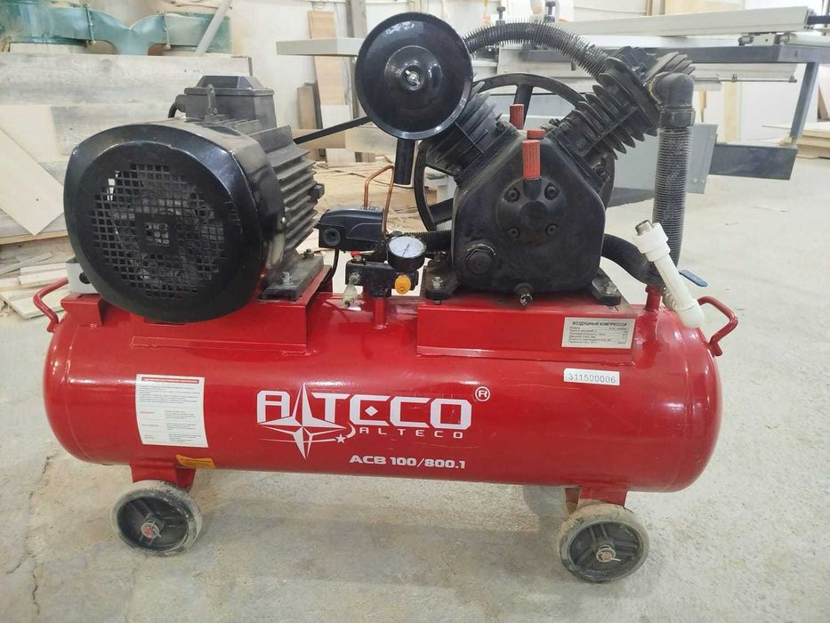 Компрессор ALTECO  -100л, 380\4кв,670л/м в идеальном состоянии!