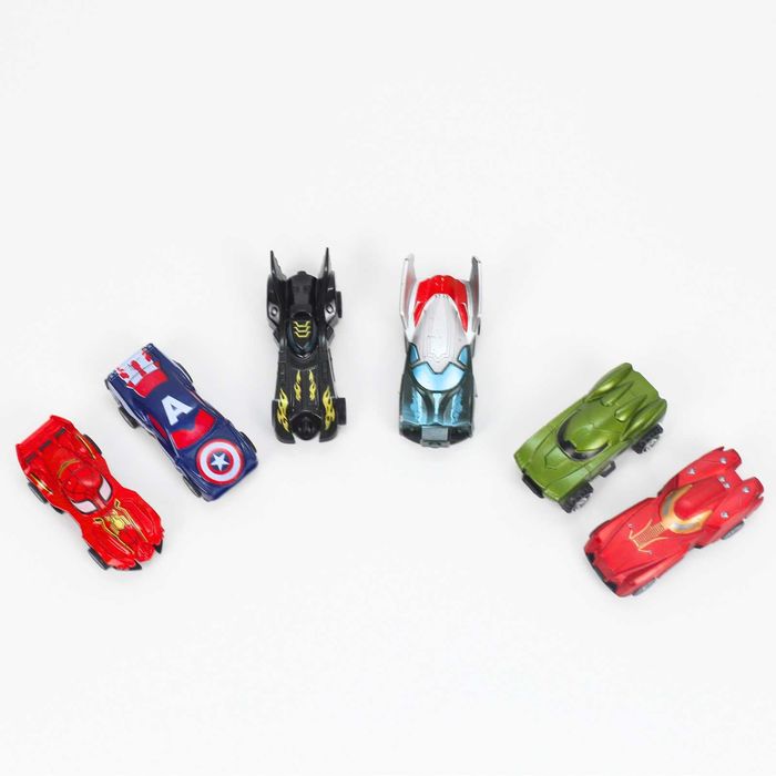Masinute Avengers 6 bucati din aluminiu