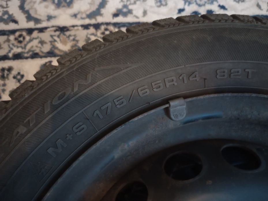 Set roti de iarna pentru Fiat 500 jante + cauciucuri