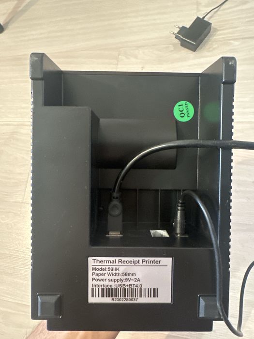принтер чеков 58mm (Model: 58IILK), USB + Bluetooth 4.0