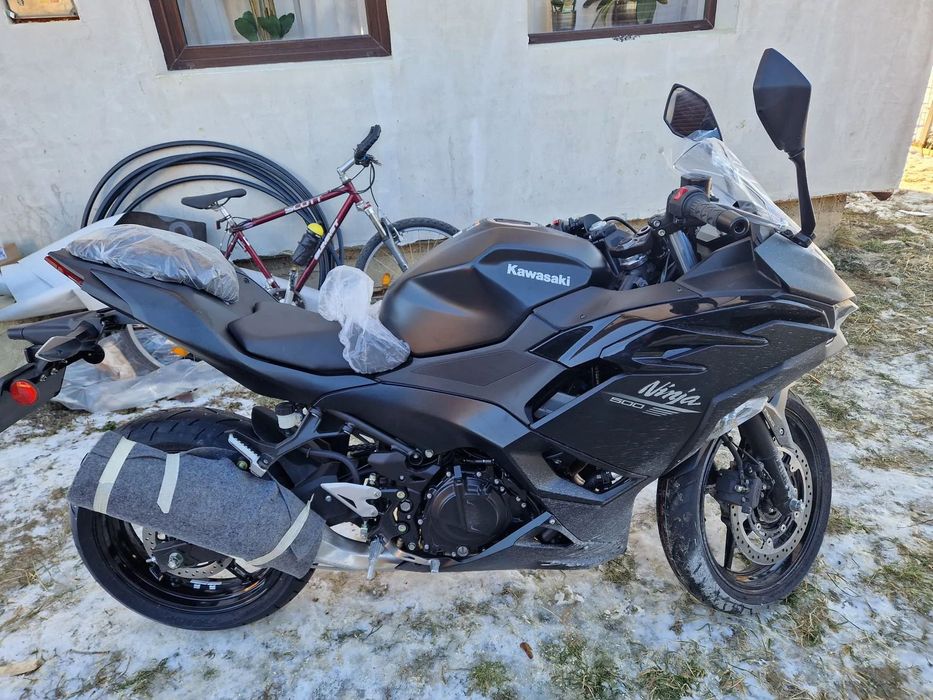 Kawasaki Ninja 500 NEUTILIZAT ! Motocicleta noua in tipla, 0km bord,  garantie 2ani
