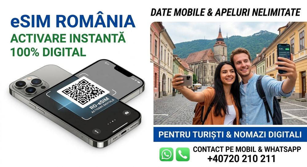 eSIM România. Unlimited Data & Calls. Internet şi Apeluri Nelimitate