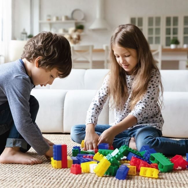 Детски конструктор-100 части/строителен комплект