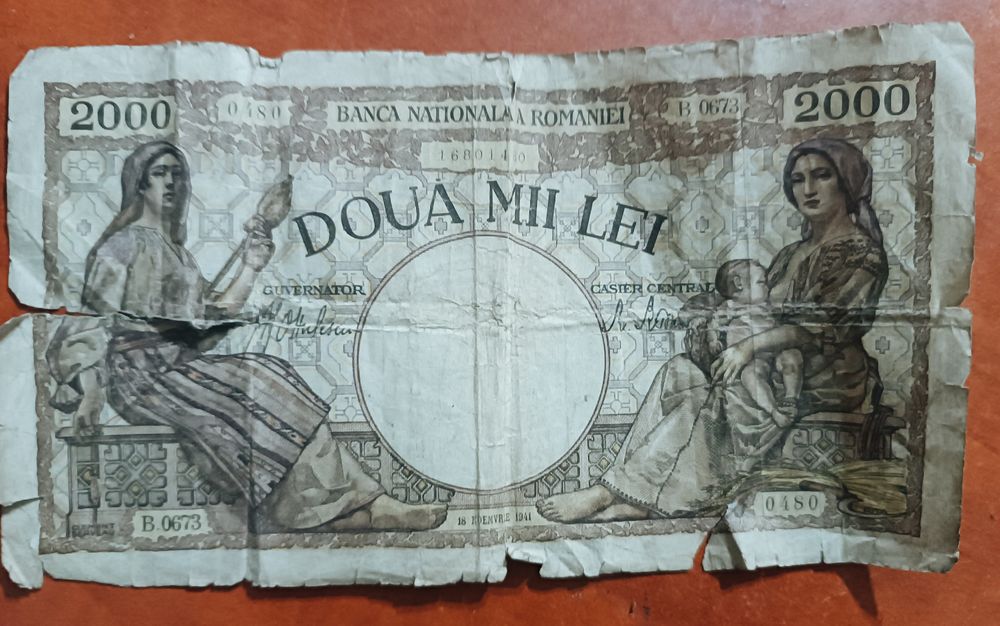 Bancnota 2000 de lei - 18 Noiembrie 1941