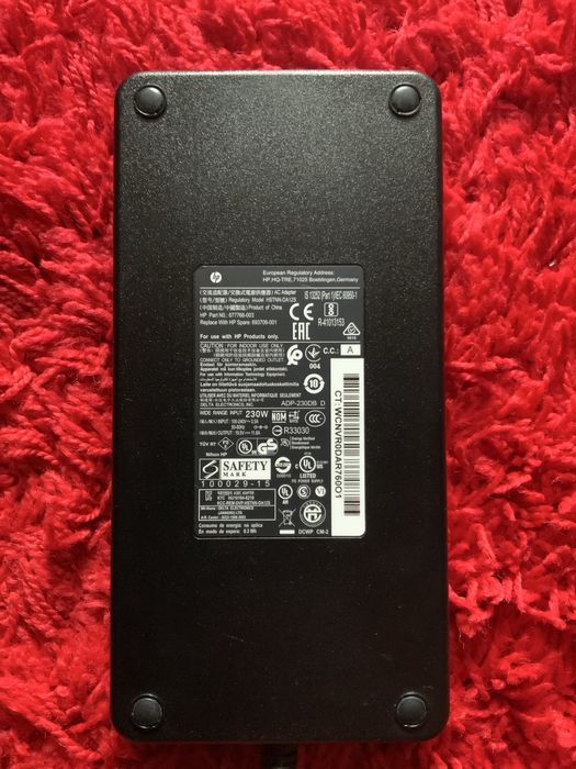 incarcator original HP,model H1D36AA 230W Slim,nou