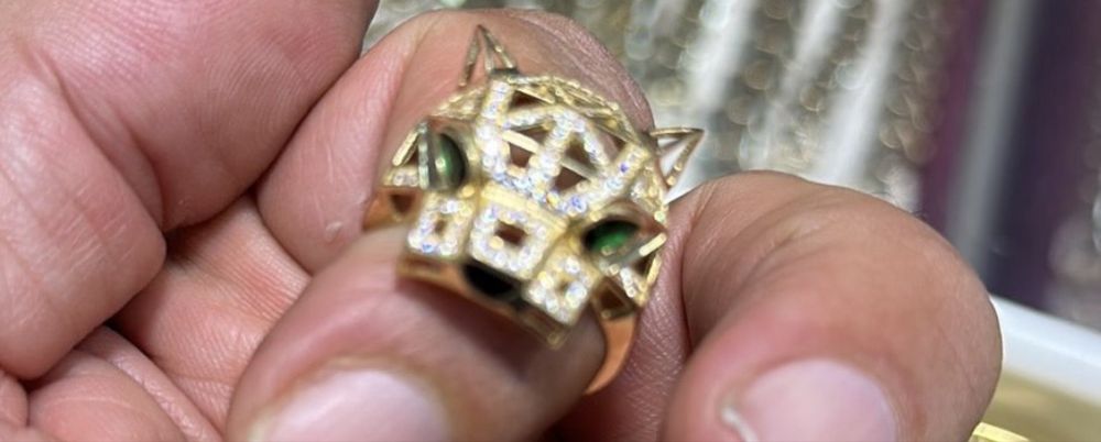 Vand inel de aur 14 karate !