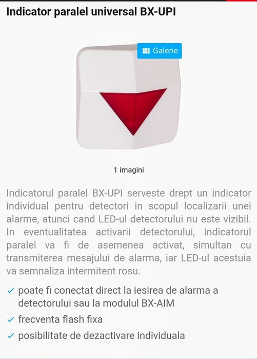 Module BX-UPI lămpițe de semnalizare Schrack