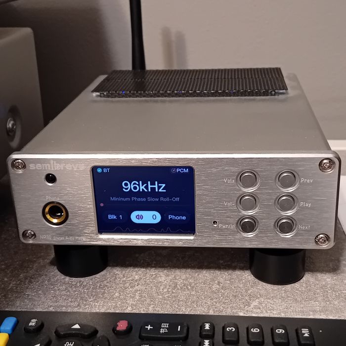 Streamer Semibreve NP10 LDAC, aptX HD, aptX Adaptive, aptX-LL, aptX  convertor Digital-Analog, player audio lossless