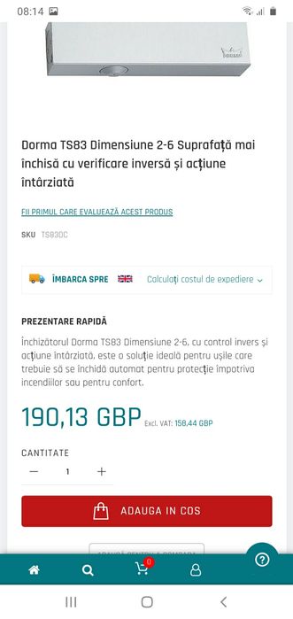 Amortizor usa  dorma