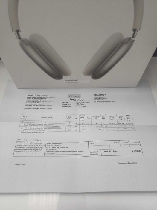 Casti Apple Airpods Max 2 Noi AGP Amanet 4103