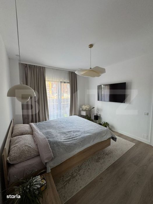 Apartament cu 2 camere, 57 mp, gradina 23 mp, zona Somesului