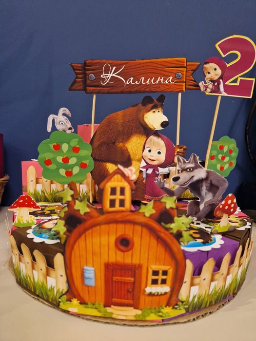 Картонена торта за детско парти