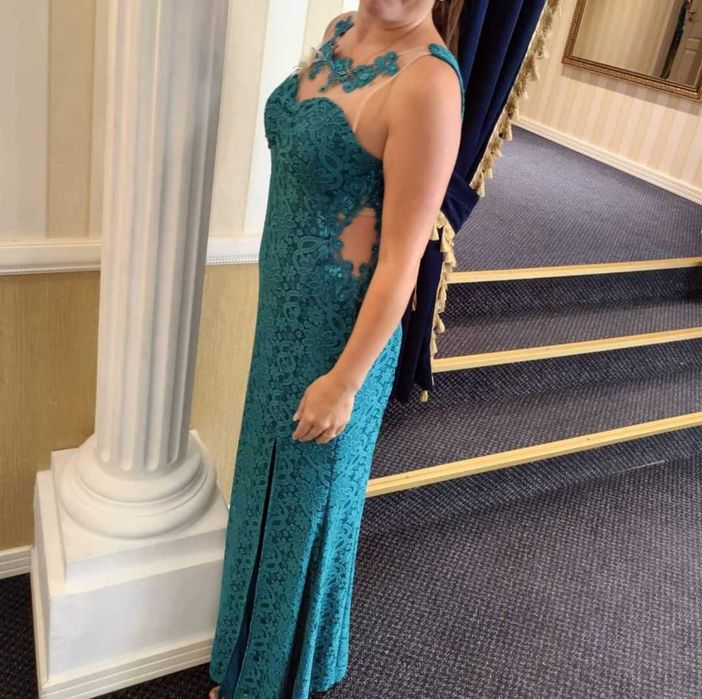 Тюркоазена официална М-L,Бордо,Кафява с листа М