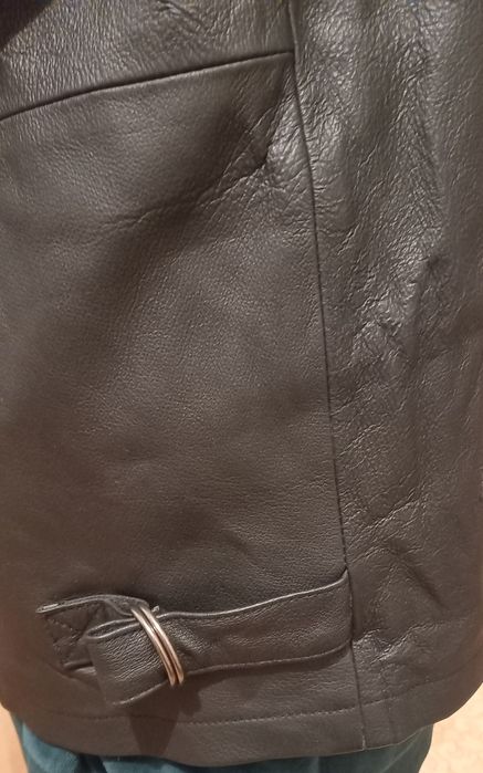 Пиджак   кожаный  новый