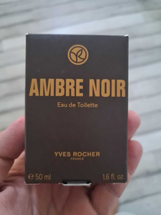 Parfum Yves Rocher AMBRE NOIR, Apa de Toaletă Bărbătească, 50ml - Aproape Nou! Exp. 2027