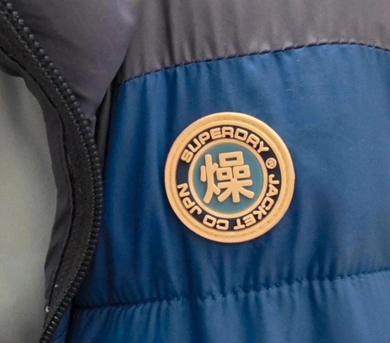 Geacă Superdry albastră , unisex, mărime XS