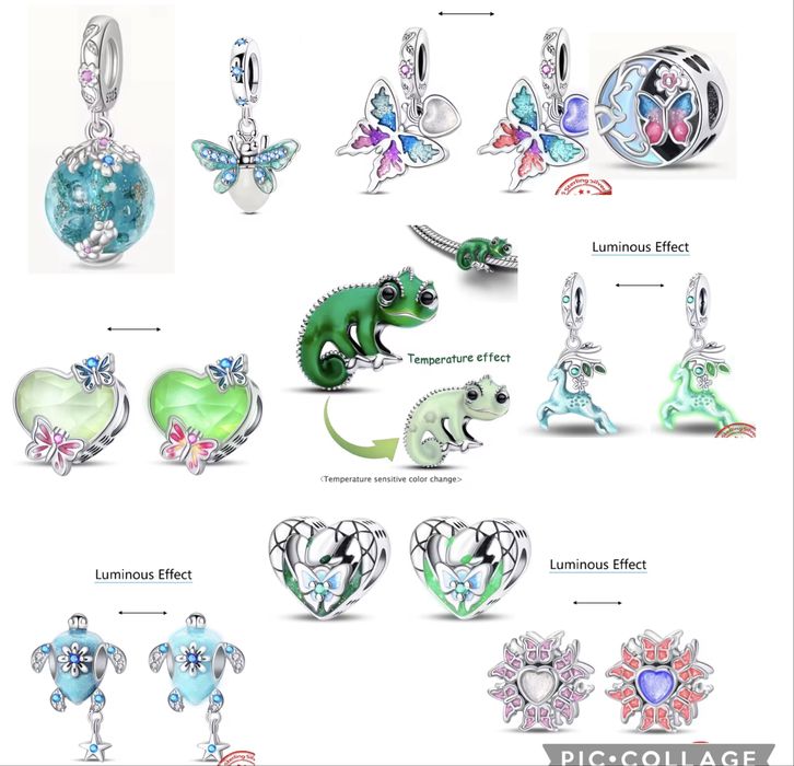 Талисмани Пандора с променящ цвят
