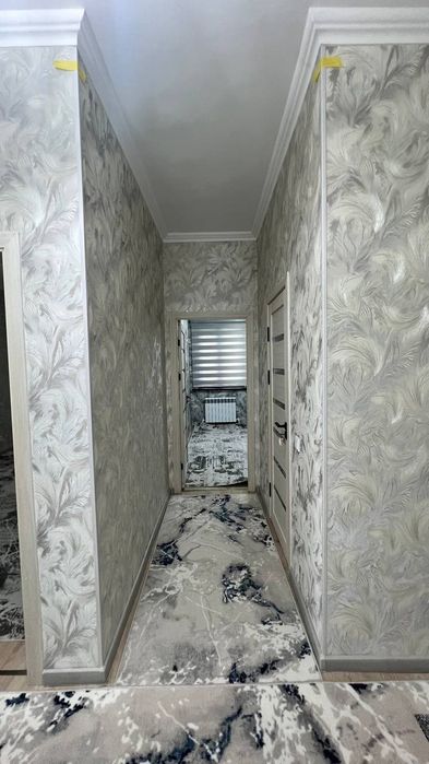 Продаётся квартира с ремонтом и цокольным этажём 105м2. Альфараганус.