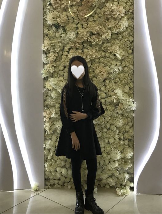 Черное платье для девочек