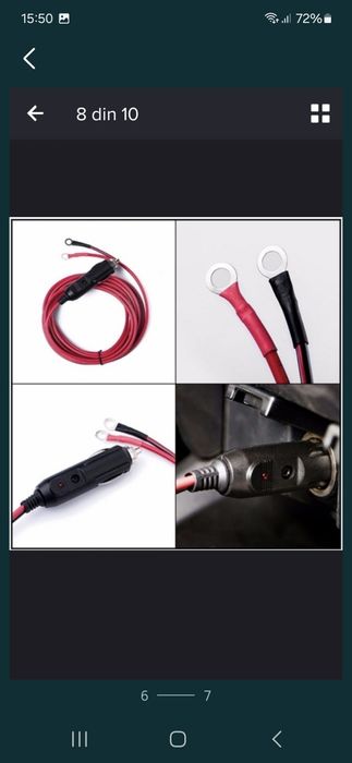 Cablu priză bricheta auto 12V 220V