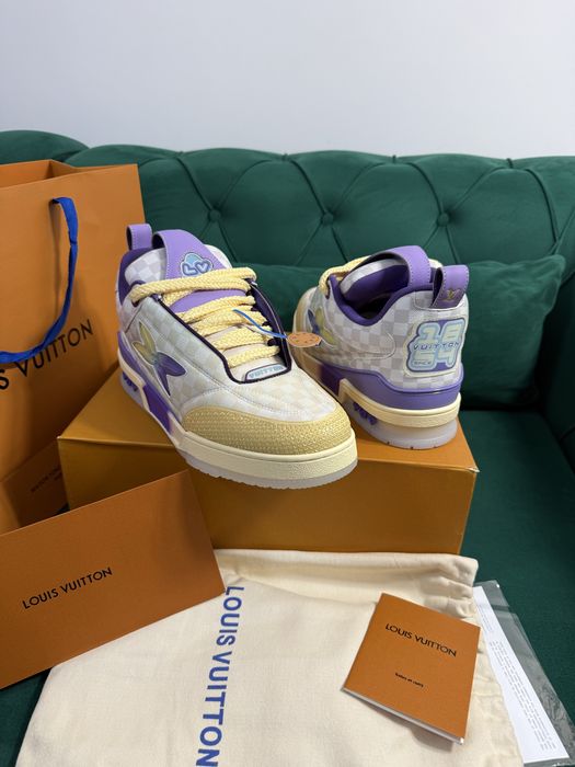 Adidasi Louis Vuitton Skate piele naturala 100% Premium Full Box