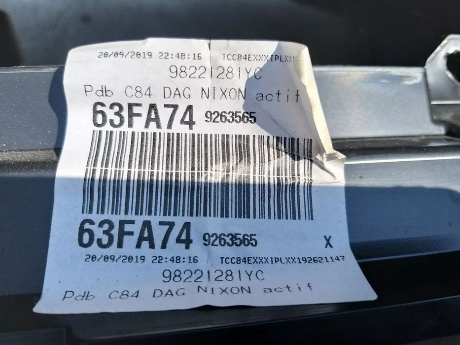 Kit plansa bord citroen c5 aircross 98221281yc 63fa74 98223378zd