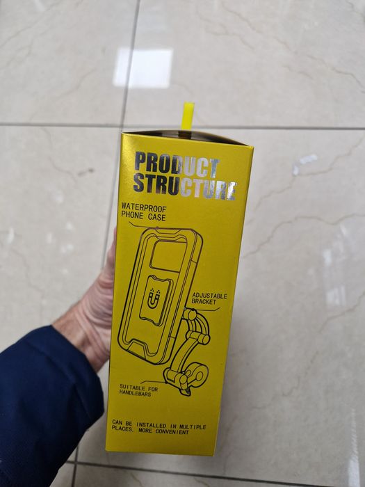 Suport telefon pt bicicleta, scuter, motocicleta + husa integrata