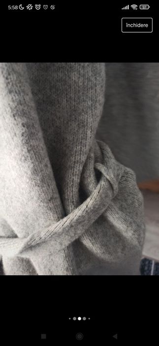 Cardigan lung Primark conținut de lana