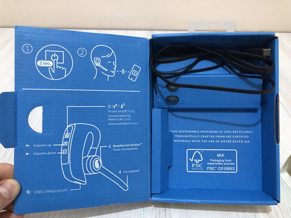 Bluetooth noushnik (BlueParrot M300-XT)