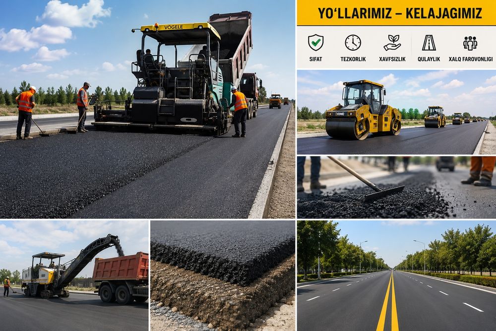 Yòllarni tamirlash, Asfalt xizmati