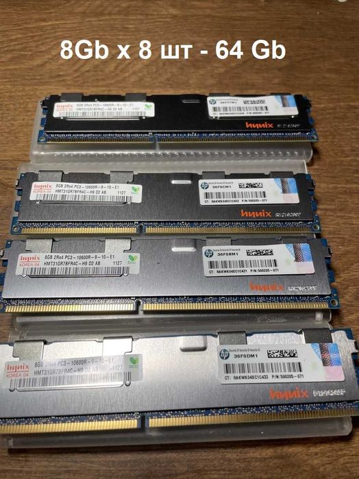 Серверная Оперативная память DDR-3, 2GB, 4GB, 8GB, 1333, 1600