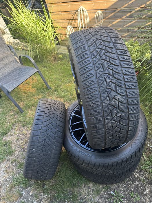 Set jante cu anvelope iarna 255 45 20 mercedes glc gle coupe touareg audi sq5 5x112