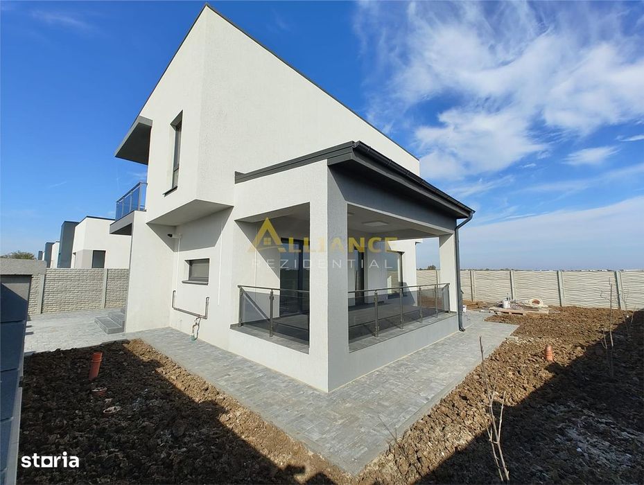 Casa moderna - P+1E,- 3 dormitoare - 115 mp utili - teren 364 mp