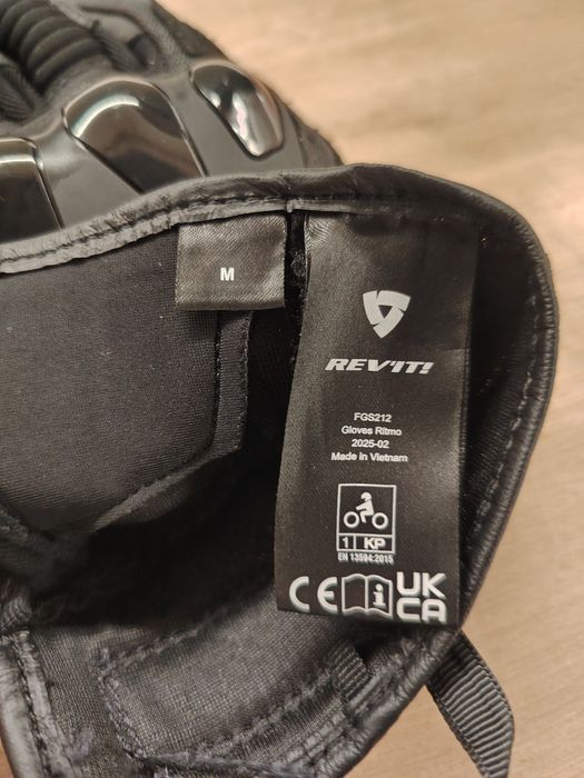 Mănuși Rev'it Ritmo negre, Mărimea M