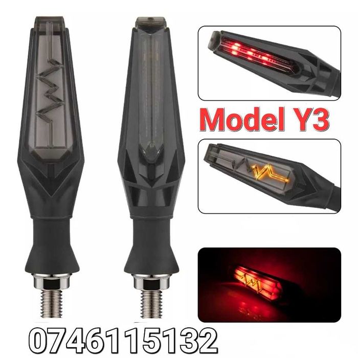 Moto Motocicleta-Semnalizare-Semnalizari LED Dinamice cu Pozitie-Y3