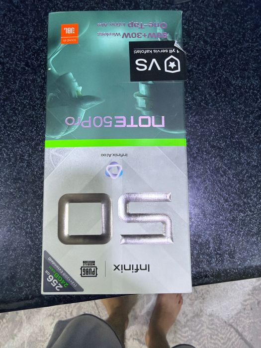 infinix not 50 pro pamit 12.256g holati ideal karopka dak bor oqip qli