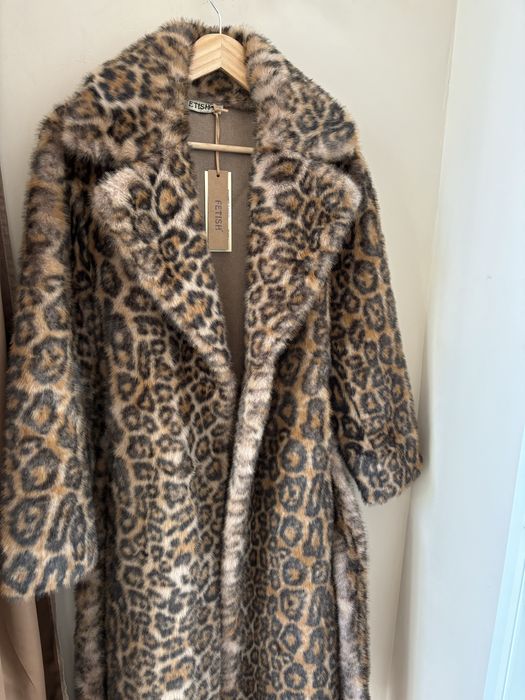 Палто - леопардов принт ново