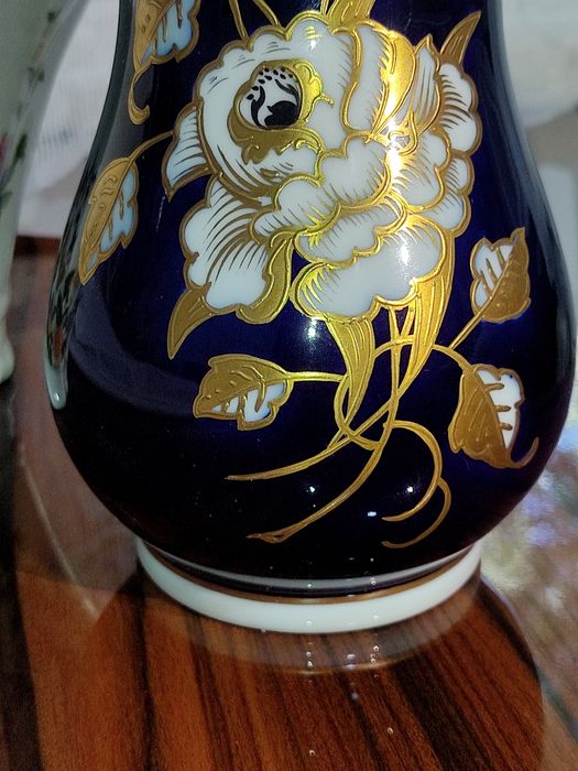 Ваза гдр кобальт