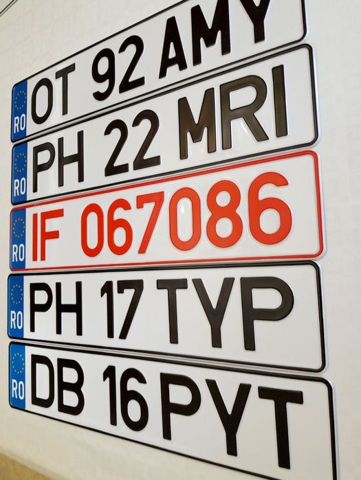 Numere  auto  ornamente
