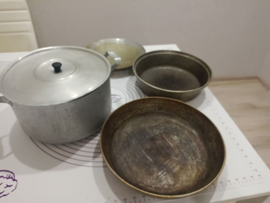 Посуда( алиминевая кастрюля,) р