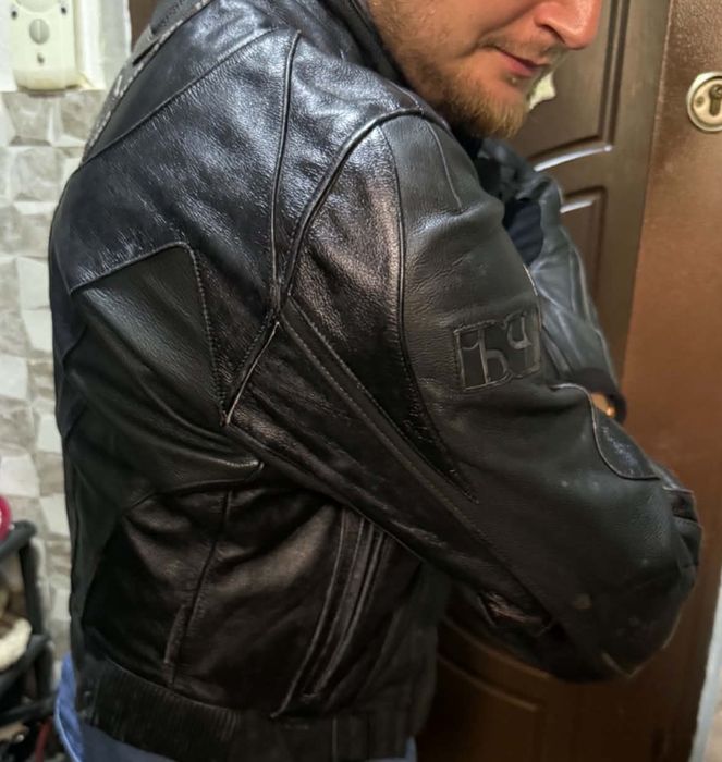 Geaca moto piele 52